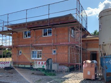 Wohnhaus-Neubau in Obermeitingen