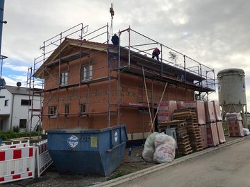 Wohnhaus-Neubau in Finning