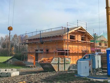 Wohnhaus-Neubau in Lauben