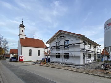 Wohnhaus-Neubau in Saulengrain bei Mindelheim
