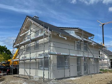 Wohnhaus-Neubau in Pless bei Memmingen